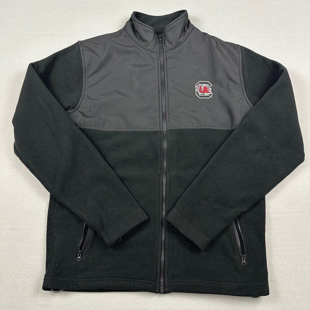 South Carolina Gamecocks Jacket Men Small Black Gear Sports Fleece Hybrid NCAA S